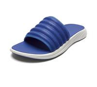 OLUKAI Komo Men's Slide Sandals, Water-Friendly Shoe with Cushioned Strap, All-Day Comfort & Support, Sunset Blue/Sunset Blue, 8.5 UK