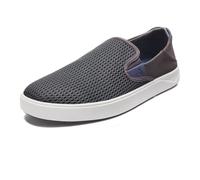 OLUKAI Lae'ahi Men's Slip On Shoes, Versatile & Casual Everyday Sneaker, Lightweight & Breathable Mesh, All-Day Wear & Comfort, Pavement/Pavement, 11.5 UK
