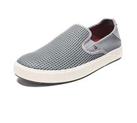 OLUKAI Lae'ahi Men's Slip On Shoes, Versatile & Casual Everyday Sneaker, Lightweight & Breathable Mesh, All-Day Wear & Comfort, Poi/Poi, 7.5 UK