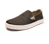 OLUKAI Lae'ahi Men's Slip On Trainers, Lightweight Barefoot Feel and Breathable Mesh, Water-Repellent Heel and Rubber Soles with Wet Grip, Removable Gel Insert, Walkway / Plaster, Kona, 14.5 UK