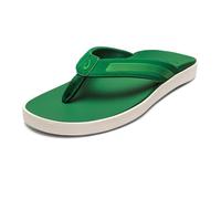 OluKai Leeward Men's Beach Sandals, Quick-Dry Flip Flop Slides, Water Friendly Versatility & Wet Grip Traction, Comfort Fit & Arch Support, Bamboo/Bamboo, 11.5 UK