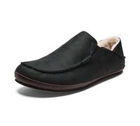 OLUKAI Men's Moloa Slipper, Black/Dk Java, 9.5 UK