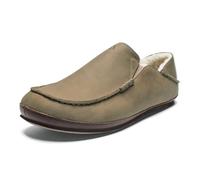 OLUKAI Men's Moloa Slipper, Clay/Dk Java, 10.5 UK