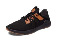 OLUKAI Mio Li Men's Athletic Shoe, Lightweight & Breathable Mesh, Comfort Fit & Wet Grip Rubber Soles, Premium Embossed Leather Eyestays, Lava Rock/Lava Rock, 9.5 UK