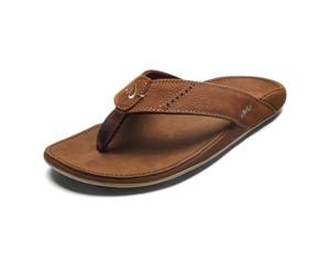 OLUKAI NUI Sandals Men Rum/Rum Shoe Size US 8 | EU 41 2019