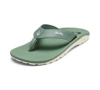 OLUKAI Ohana Men's Beach Sandals, Water Resistant Flip Flops, Arch Support & Comfort Fit, Lightweight & Durable, Enhanced Grip & Traction, Pine/Pine, 13.5 UK