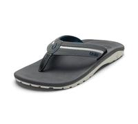 OLUKAI Ohana Palua Men's Water Friendly Sandals, Everyday Flip Flops, Arch Support & Comfort Fit, Lightweight & Durable, Enhanced Grip & Traction, Cloud Grey/Rock, 11.5 UK