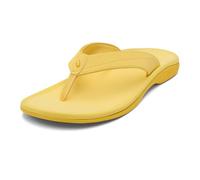 OLUKAI Ohana Women's Beach Sandals, Water Resistant Flip Flops, Arch Support & Comfort Fit, Lightweight & Durable, Enhanced Grip & Traction, Sun/Sun, 7 UK