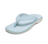 OLUKAI Ohana Women's Beach Sandals, Water Resistant Flip Flops, Arch Support & Comfort Fit, Lightweight & Durable, Enhanced Grip & Traction, Bright Sky/Bright Sky, 6 UK