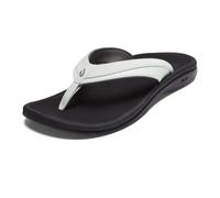 Olukai Ohana Women's Sandal (8, White/Black)