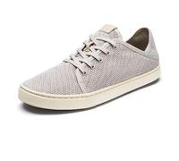 OLUKAI Pehuea Li Women's Slip On Sneakers, Casual Everyday Shoes with Drop-in Heel & Breathable Mesh Design, Lightweight & All-Day Comfort, Mist Grey/Mist Grey, 5.5 UK