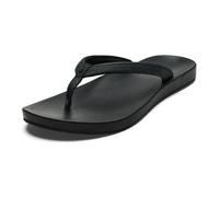 OLUKAI Uiki Women's Beach Sandal, Quick-Dry Flip-Flop Slides, Water Resistant, Wet Grip Soles & Compression Molded Footbed, Lava Rock/Lava Rock, 7 UK