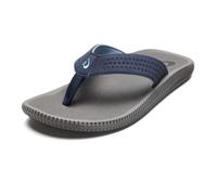 OluKai Ulele Men's Beach Sandals, Quick-Dry Flip-Flop Slides, Water Resistant Suede Lining & Wet Grip Soles, Soft Comfort Fit & Arch Support