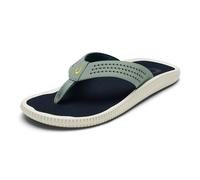 OLUKAI Ulele Men's Beach Sandals, Water Resistant Flip Flops, Arch Support & Comfort Fit, Lightweight & Durable, Enhanced Grip & Traction, Seagreen/Trench, 9.5 UK