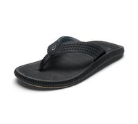 OLUKAI Ulele Men's Beach Sandals, Water Resistant Flip Flops, Arch Support & Comfort Fit, Lightweight & Durable, Enhanced Grip & Traction, Lava Rock/Lava Rock, 15.5 UK