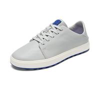 OLUKAI Wailea Women's Golf Shoes, Spikeless Golf Shoes, Supple Full-Grain Leather & Contoured Footbed, Waterproof & Stain-Resistant, Sterling/Blossom, 7.5 UK
