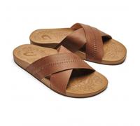OluKai Women's Kipea Olu Sandal, Sahara/Sahara, 6