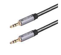 Oluote Audio Extension Cable, Headphone Extension Cables Car Aux Stereo Mini Jack Lead 3.5mm Male to Male Earphone Extender Wire Compatible With Laptop Phone Tablet Headset TV PS4 Speaker (5M)