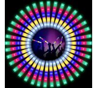 OLUPP 58 PCS Glow Sticks Bulk, LED Foam Sticks with 3 Modes Colorful Flashing, Glow in the Dark Party Supplies for Wedding, Raves, Concert, Party, Camping