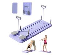 Olutula Automatic Rebound Ab Roller Board, Full Body Workout Trainer for Core & Abs, Multi-Functional Fitness Board for Men & Women, Durable Pilates Equipment for Home Gym Use (Purple)