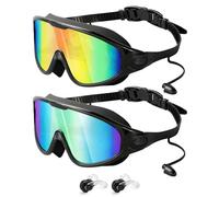 Olutula Premium Wide Angle Swimming Goggles for Adults UV Protection Lenses, Leak Resistant Comfort Fit Design for Men and Women, 180° Panoramic View Enhance Visibility, Ideal for Lap Swimming