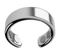 Olux Ring, Olux Magnetic Ring, Anti Snoring Ring, Stainless Steel Magnetic Ring, Lymphatic Magnetic Therapy Ring, Adjustable Fatigue Relief Sleep Aid Magnetic Acupressure Rin (Silver)