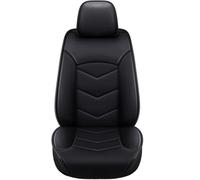 OLVESXC For Most Car SUV Four Season Universal Seat Covers PU Leather Auto Seat Cover(Black)