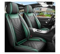 OLVESXC Seat Covers Pair Car Seat Cushion Driver's Cover Or Passenger All Season Universal Pad 1pcs Inclusive Full Leather(Green 1pcs)