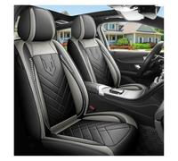 OLVESXC Seat Covers Pair Car Seat Cushion Driver's Cover Or Passenger All Season Universal Pad 1pcs Inclusive Full Leather(Gray 1pcs)
