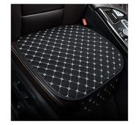 OLVESXC Seat Covers Pair Universal Car Seat Cushion Breathable Comfort Protector Pad Interior Accessories Cover Four Seasons(1-1 pcs black white)