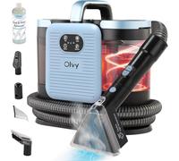 Olvy Carpet Cleaner PRO - 2-in-1 Wet & Steam Upholstery Vacuum - 60°C Steam Cleaner - Mattress & Sofa Cleaner - Includes Spot & Stain Remover - 1650W Power - 5m Cord - 1600mL Clean Water Tank