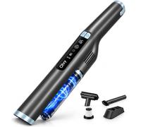 Olvy Handheld Vacuum Cleaner Cordless Powerful Suction | 1 Unit | Digital LCD Model | For Home & Car | 22kPa Suction | Portable Cordless Handheld Vacuum