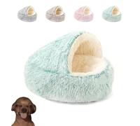 Olvys Cozy Cocoon Dog Bed, Cozy Cocoon Pet Bed, Machine Washable, Non-Slip Waterproof Base (Green,20IN)
