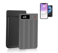 Olycism Ai Voice Recorder Device - 64GB Long Standby Listening Device - No Transcription Time Limit - Translation & Transcription & Summary & Mind Map & Private Cloud Storage Ai Note Taker