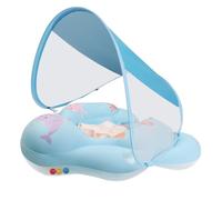 Olycism Inflatable Water Toy with UPF50+ Canopy & Steering Wheel