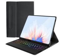 Olycism Keyboard Case Compatible with Samsung Galaxy Tab S9 Plus 12.4 Inch Case with Keyboard, 7 Colours with Backlight, Magnetic Removable Keyboard for Tab S9 Plus (SM-X810/X816B/X818U)