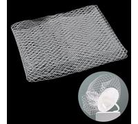 OLYCRAFT 1.1 Yard/1M White Veil Neting Fabrics 420~450mm Wide Bridal Wedding Veil Net Birdcage Veil Netting Fascinator Millinery Netting Fabric Mesh Fabric for Bride's Headdress Veil Making