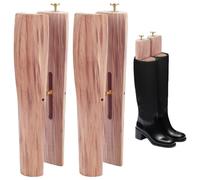 OLYCRAFT 1 Pair Cedar Boot Tree Shaft Shaper Cedar Wood Boot Tree Shaft Shaper Adjustable Boot Stretcher Calf Unisex Wooden Boot Inserts Tall Boot Inserts Shape Holders for Cowboy Riding Fashion Boots