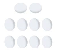 OLYCRAFT 10 Pcs White Button Covers for Jeans Suitable for 15mm Button TPU Buttons Cover Shirt Buttons Cover Aviod Shirt Holes for Jeans Sewing Kit Replacement for Shirts Jeans Cufflinks