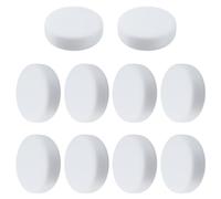 OLYCRAFT 10 Pcs White Button Covers for Jeans Suitable for 18mm Button TPU Cufflink Cover Shirt Buttons Cover Aviod Shirt Holes for Jeans Buttons Sewing Kit Replacement for Shirts Jean Cufflinks