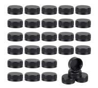 OLYCRAFT 100 Black Plastic Bottle Caps, 39mm Inner Diameter, Tamper Seal Lids, Suitable for 4oz to 32oz Beverage Bottles