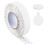 OLYCRAFT 1000Pcs Candle Wick Stickers for Candle Making Heat Resistant Foam Dots Double Sided Wick Stickers Heat Resistance Wick Stickers with Little Handle for Candle Making Suuplies DIY Crafts 15mm