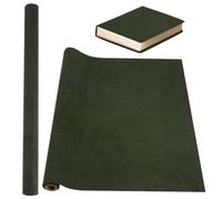 OLYCRAFT 100x43cm Black Bookcover Imitation Leather Surface with Paper Backed Book Cloth DIY Book Cloth Protective Cover for Scrapbooking Album DIY Crafts