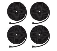 OLYCRAFT 10M Black Replacement Drawstring Cord 6mm Nylon Brazilian Jiu Jitsu Cord for Martial Arts Pants Sweatpants Hoodies Universal Durable Cords for Sports Wear Maintenance