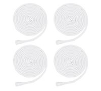 OLYCRAFT 10M White Replacement Drawstring Cord 6mm Nylon Brazilian Jiu Jitsu Cord for Martial Arts Pants Sweatpants Hoodies Universal Durable Cords for Sports Wear Maintenance