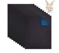 OLYCRAFT 10pcs Fursuit Eye Plastic Sheet 25x20cm Black Fursuit Eyes DIY Sheets 0.8mm Thick Waterproof Plastic Plates Sheet for Furries Cosplay Props Fursuits Handicrafts Making