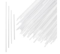 OLYCRAFT 120Pcs PP Corset Boning 15/20/25/30cm PP Plastic Boning Transparent Plastic Bone Sewing Corset Strip Bone Clear Corsets Strip Bones for Sewing Costume Handmade Wedding Dresses - 4.5mm Wide