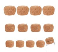 OLYCRAFT 12Pcs 3 Sizes Wooden Cork Stoppers, 26/30/35mm Thick, Bottle Stopper, Light Brown/Tan, Cylindrical, Cork, 43mm Width