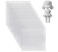 OLYCRAFT 12Pcs Aluminum Wire Mesh 25.1x25.1 cm Sculpting Mesh Sheet for Sculpting Clay Craft Metal Window Screen Net Small Hole Aluminum Net Sheet for Arts Craft Metal DIY Projects Home Decor