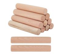OLYCRAFT 12pcs Wood Rolling Pins 16.1cm Clay Rolling Pin Classic Wood Texture Rollers Wood Clay Roller for Clay Modeling Pottery Tools Craft Projects